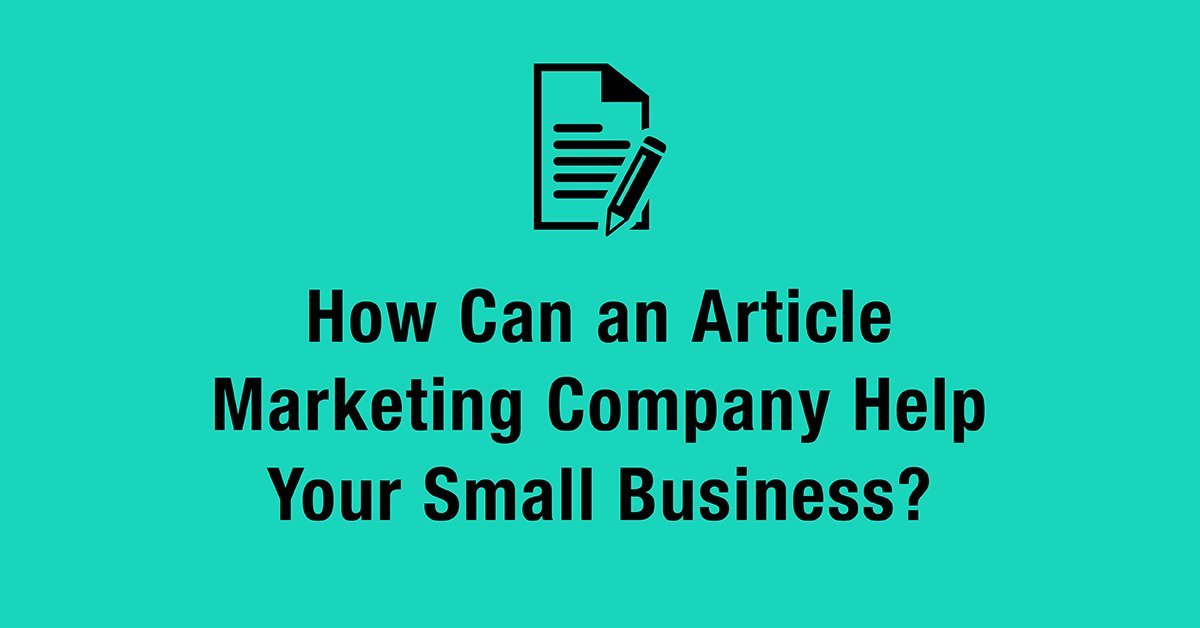 article marketing company