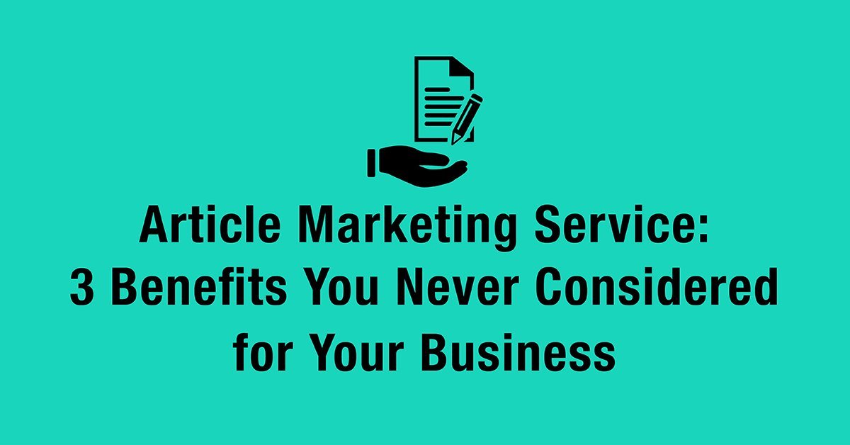 article marketing service
